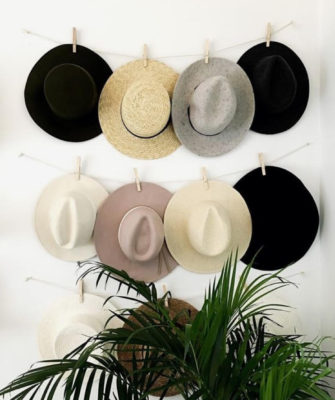 hat rack style for urban living