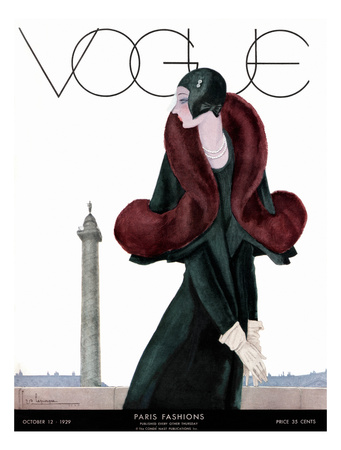 georges-lepape-vogue-cover-october-1929 swim caps