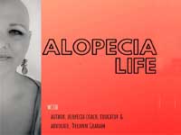 Alopecia Life podcast with HairandNowGlobal talking about travelling with hair loss and alopecia and swimming with hair loss